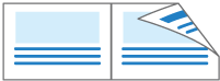 Illustrazione immagine rilegatura lato corto