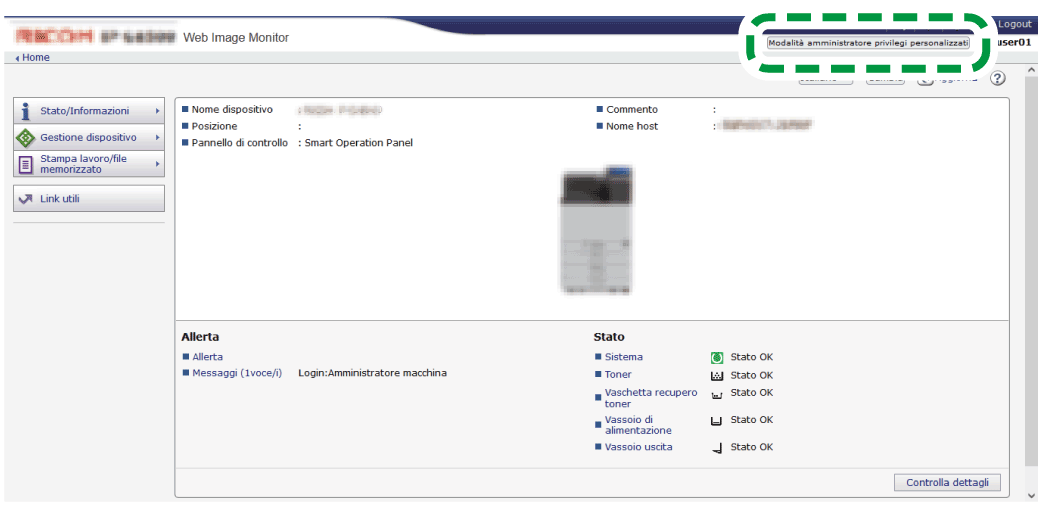 Illustrazione schermata browser Web