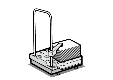 Illustrazione carrello impilatore