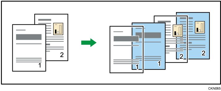 Illustrazione Foglio divisore