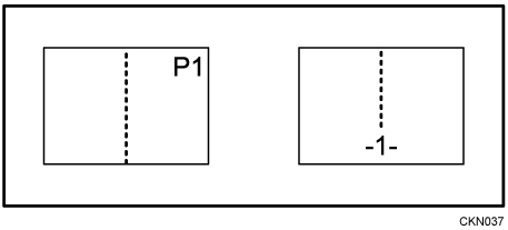 Illustrazione della Numerazione pagine