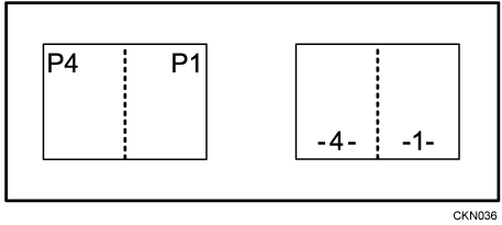 Illustrazione della Numerazione pagine