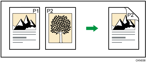 Illustrazione della Numerazione pagine