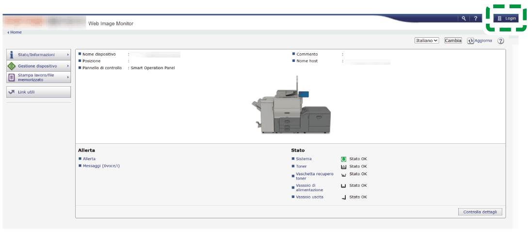 Illustrazione schermata browser Web