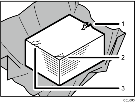Illustrazione numerata delle condizioni della carta