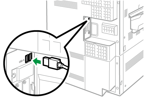 Illustrazione interfaccia host USB