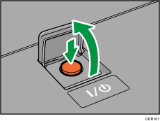 Main power switch illustration