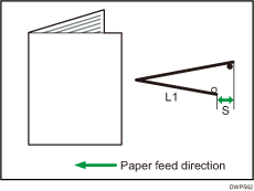 Illustration of Adjust Folding Position for Booklet