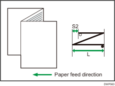 Illustration of Adjust Folding Position for Booklet