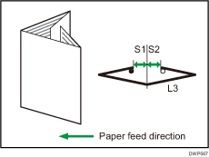 Illustration of Adjust Folding Position for Booklet