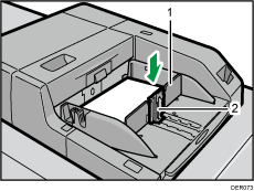 Multi bypass tray (Tray A) illustration numbered callout illustration