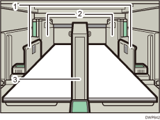 Banner sheet tray of the two-tray wide LCT illustration