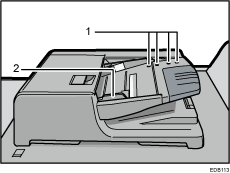 ADF illustration numbered callout illustration