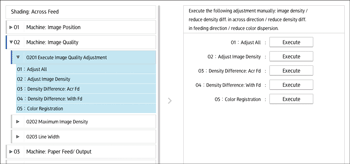 Operation panel screen illustration