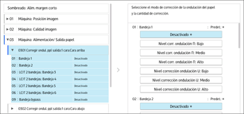 Ilustración de la pantalla del panel de mandos