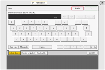 Ilustración de la pantalla del panel de mandos