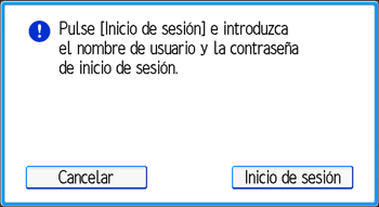 Ilustración de la pantalla del panel de mandos