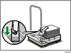 Illustrazione carrello impilatore