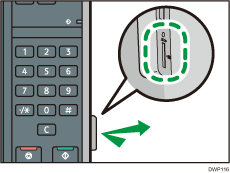 Illustrazione dello slot per supporti