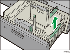 Illustrazione del vassoio LCT ampio