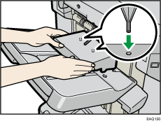 Illustrazione del vassoio di supporto per piegatura a Z